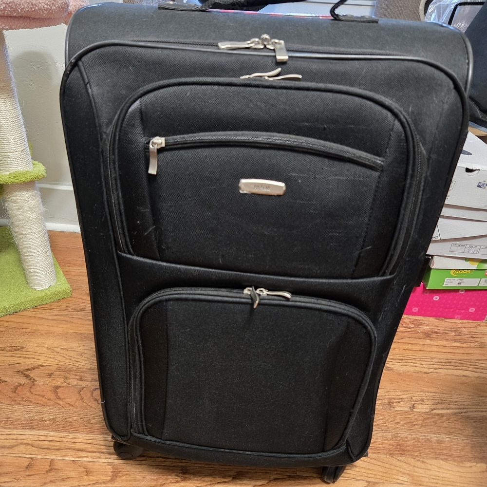 Embark Hard Sided Deep Capacity Rolling Luggage Suitcase
